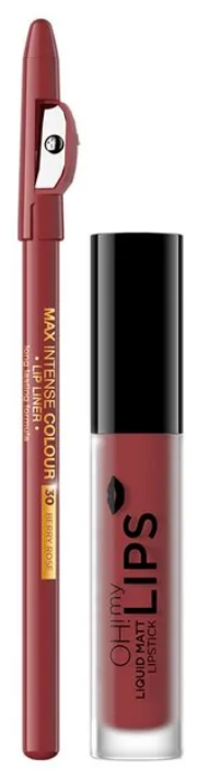  EVELINE    10  OH MY LIPS; 4,5 +     30-BERRY ROSE  MAX INTENSE COLOUR,  10