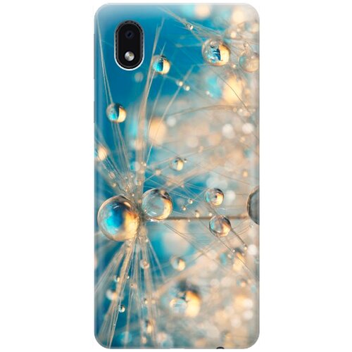 фото Re:pa накладка transparent для samsung galaxy a01 core / m01 core с принтом "одуванчик в капельках"