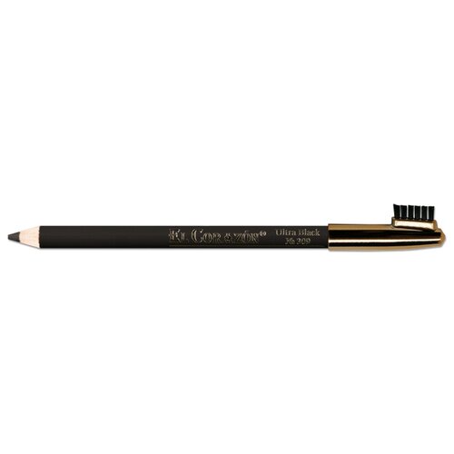 Купить EL Corazon карандаш для бровей Карандаш для бровей с щеточкой, оттенок 309 Ultra Black