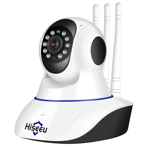 Поворотная IP камера (видеоняня) Hiseeu FH-1C 1080 P (P2P, WiFi, датчик движения, ИК, 1920*1080, 2МП, звук, запись, работа онлайн и без Интернета)