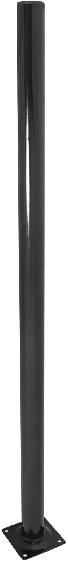 Ножка круглая 800х30 мм сталь максимальная нагрузка 50 кг цвет черный