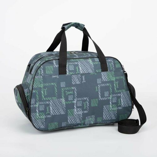 Сумка дорожная , серый сумка тоут отдел на молнии 2 наружных кармана длинный ремень цвет зелёный