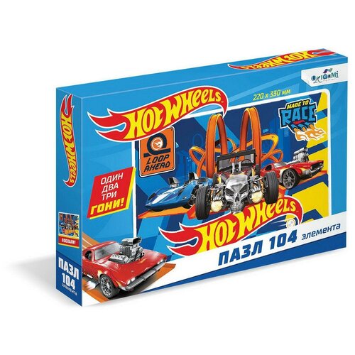 Пазл Соперники 104 Элемента Hot wheels. арт. 07073/О пазл origami hot wheels соперники 104 элемента 07073