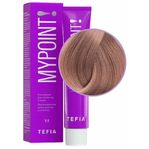 TEFIA Mypoint 8.6 Гель-краска для волос тон в тон / Светлый блондин махагоновый, безаммиачная, 60 мл tefia mypoint шампунь для стабилизации процедуры окрашивания post color stabilizing shampoo 1000 мл