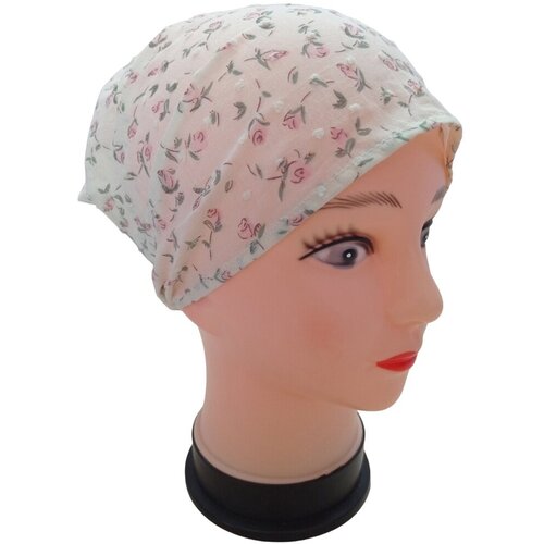 фото Бандана , размер 54-60, бежевый нет бренда