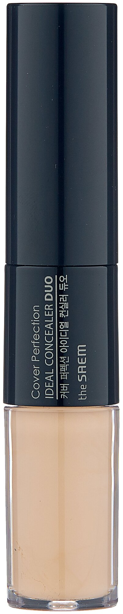 The Saem Консилер Cover Perfection Ideal Concealer Duo, оттенок 1.5 Natural Beige