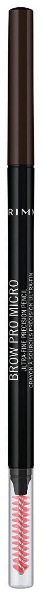 Rimmel Карандаш для бровей Brow Pro Micro Ultra-Fine Precision Pencil, оттенок 003 dark brown