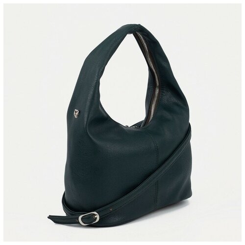 фото Сумка-мешок на молнии, цвет зелёный vita