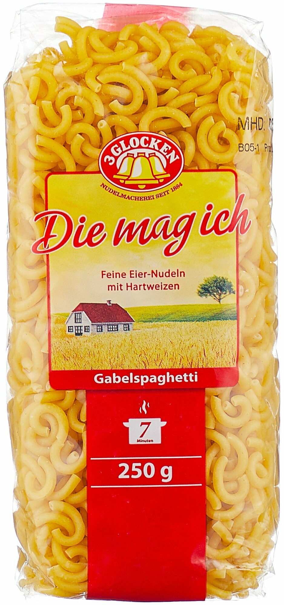 Макароны 4 шт по 250 г DMI Gabelspagetti мелкие рожки