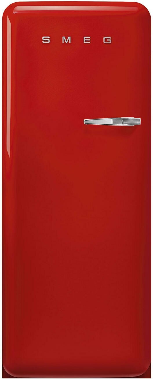 Холодильник, стиль 50-х годов, 60 см, красный, Smeg FAB28LRD5