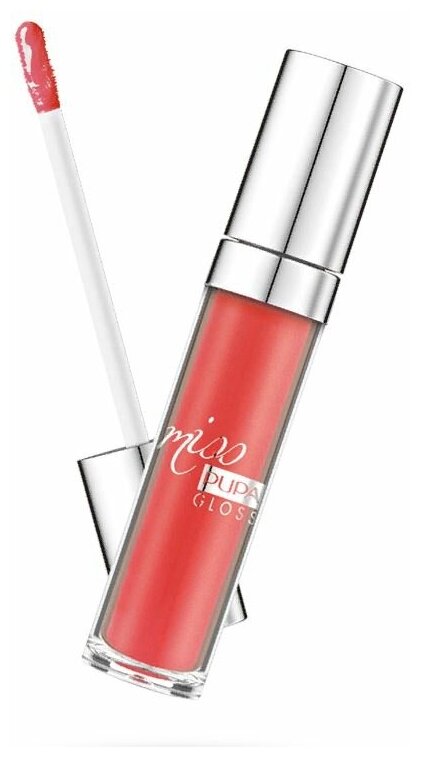 Pupa Блеск для губ Miss Pupa Gloss, 203 coral emotion