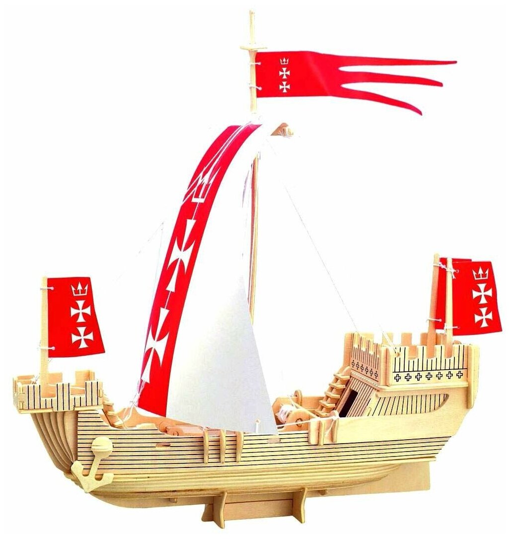 Сборная деревянная модель Ганзейский парусник 80124