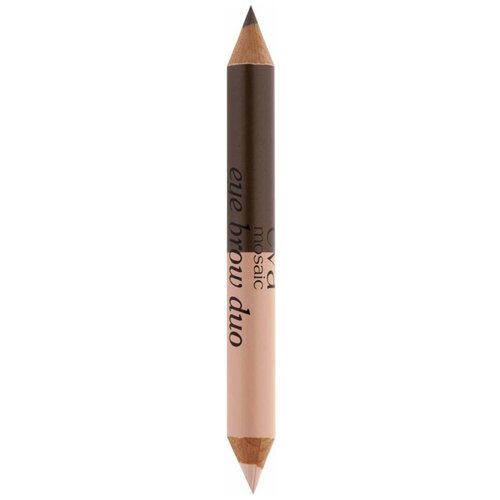 EVA MOSAIC Карандаш для бровей Eyebrow Duo двойной, 2,5 г