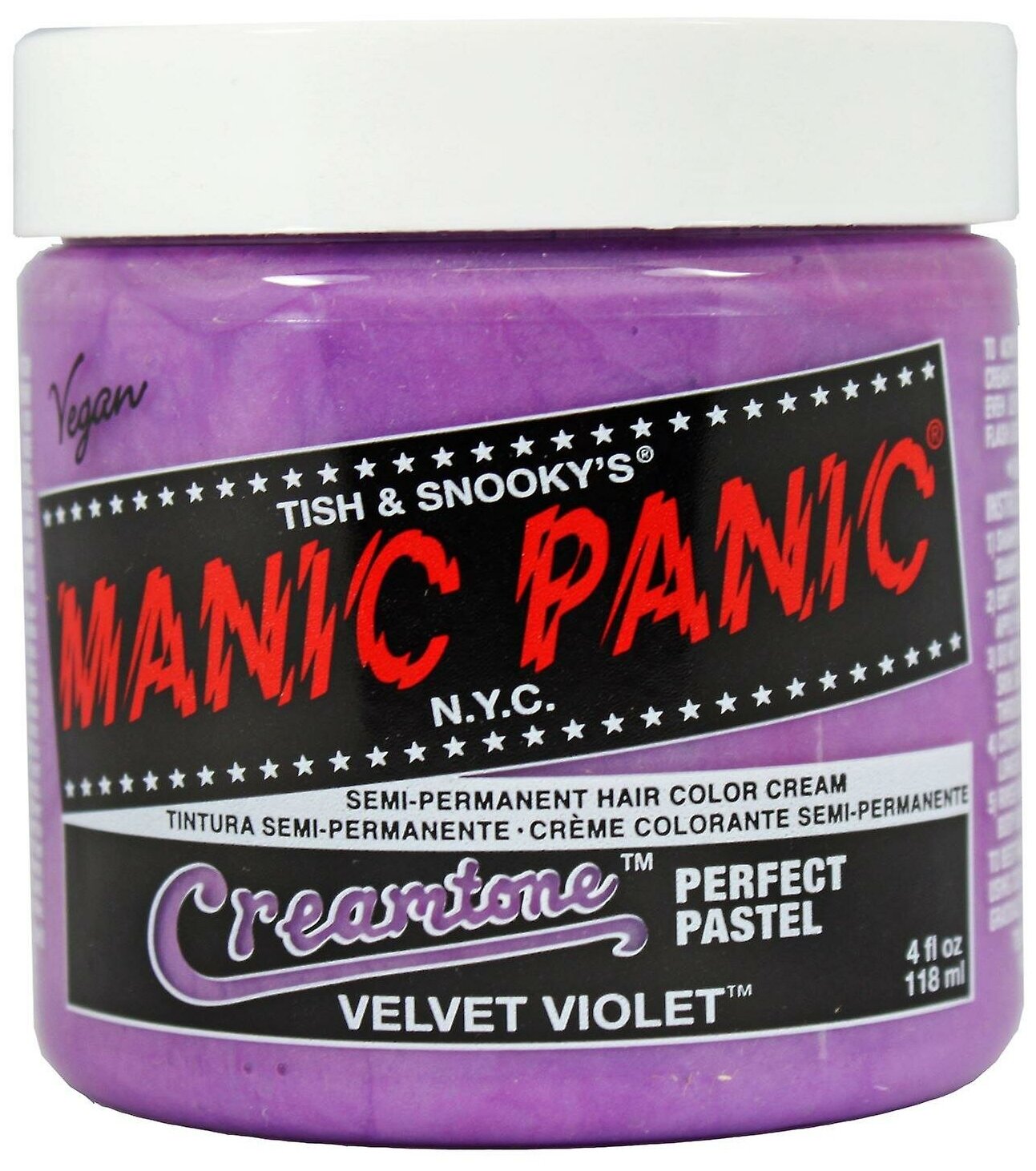 MANIC PANIC Классическая пастельная фиолетовая краска для волос - Velvet Violet Pastel