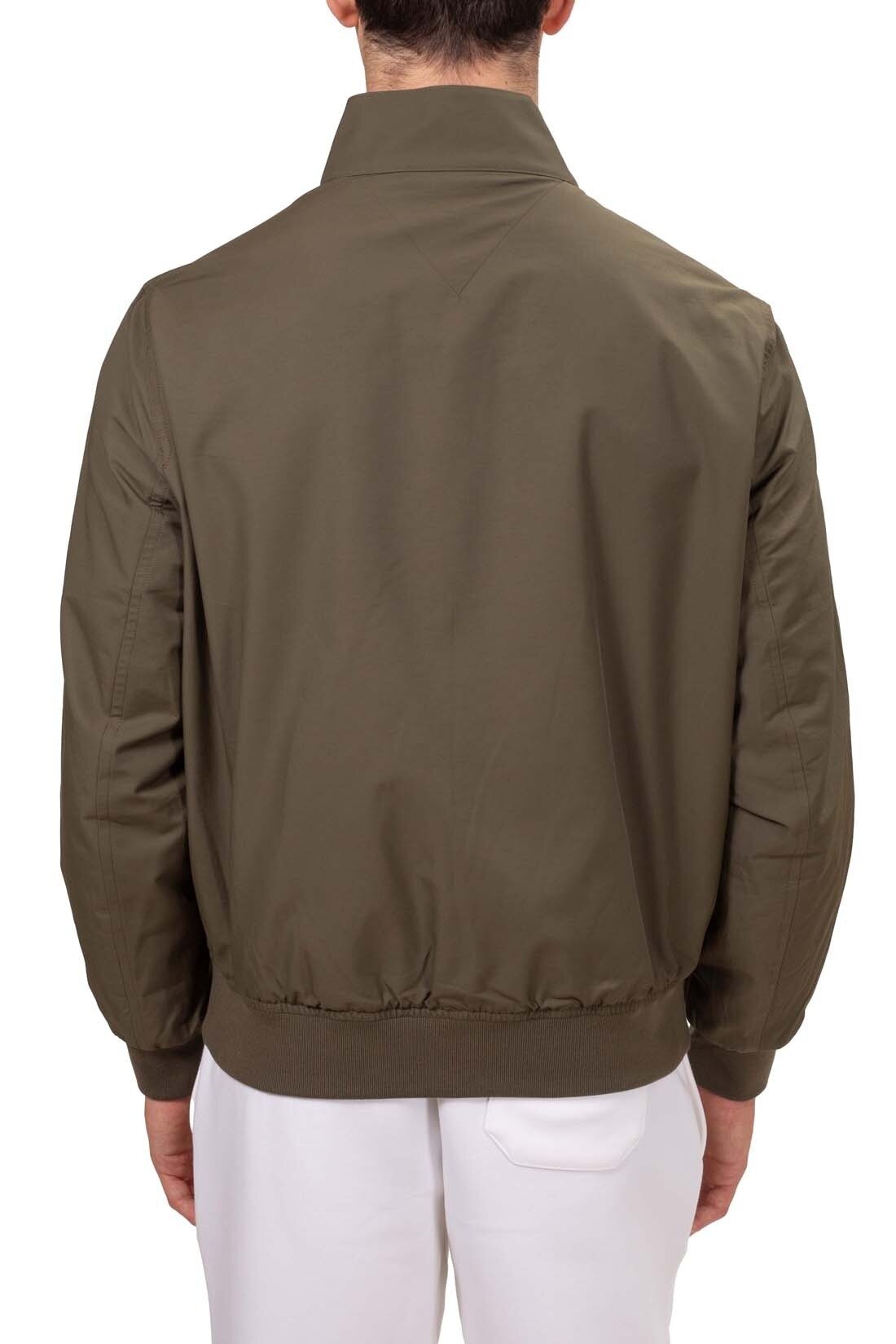 Бомбер TOMMY HILFIGER, размер L, темно-зеленый — фото 1