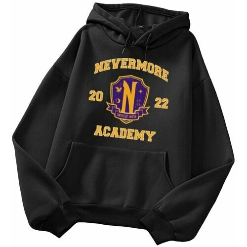 фото Толстовка, размер 46, черный нет бренда