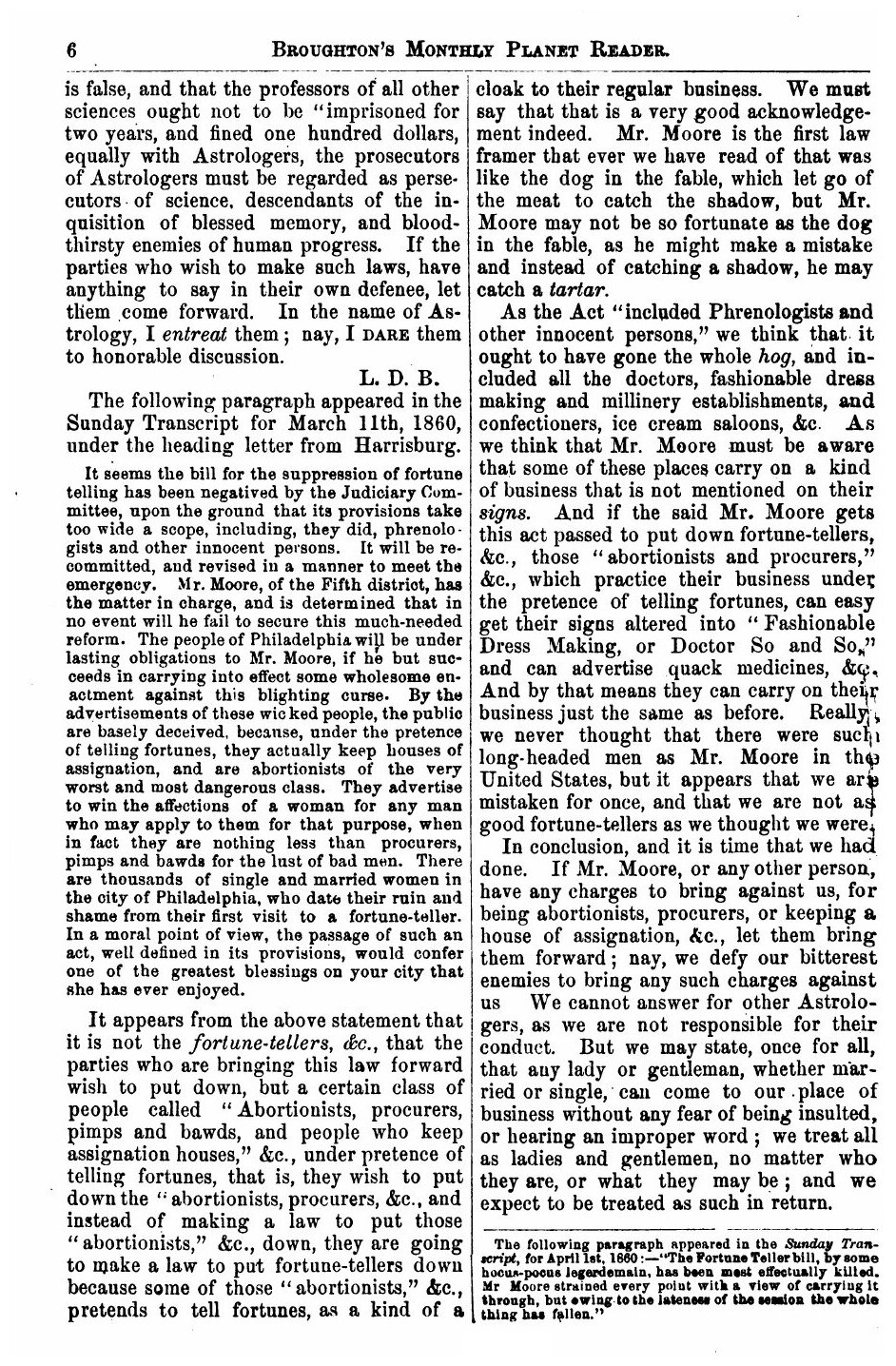 Broughton's monthly planet reader and astrological journal - фото №3