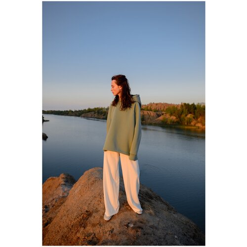 фото Худи hoodievludi, размер m, зеленый