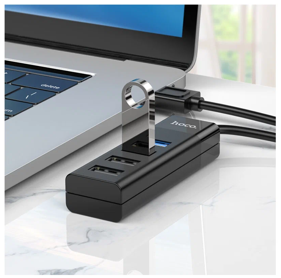 Многофункциональный USB хаб 4-in-1 converter USB-A to USB 3.0 + USB 2.0