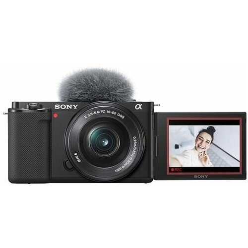 Беззеркальная камера Sony ZV-E10 Mirrorless Vlogger Camera with 16-50mm Power Zoom Lens
