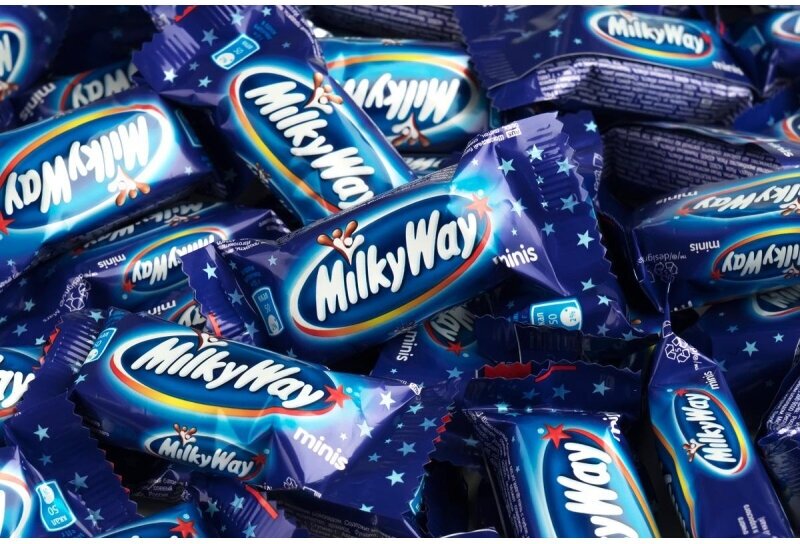 Шоколадный батончик Milky Way, мини, 1 кг