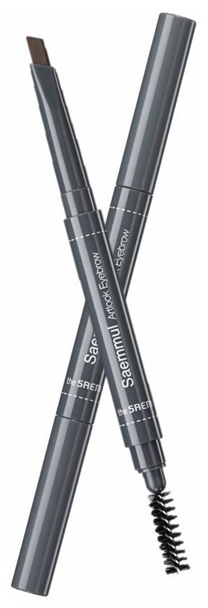 The Saem Карандаш для бровей Saemmul Artlook Eyebrow, оттенок 03 gray brown