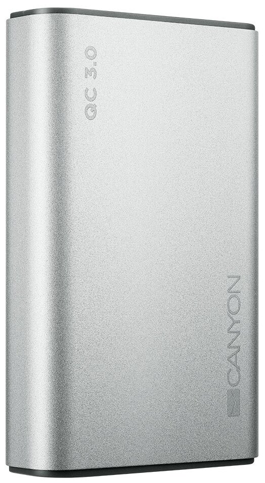 Зарядное устройство, Canyon Power bank 10000mAh, quick charge QC3.0, bulit in Lithium Polymer Batter