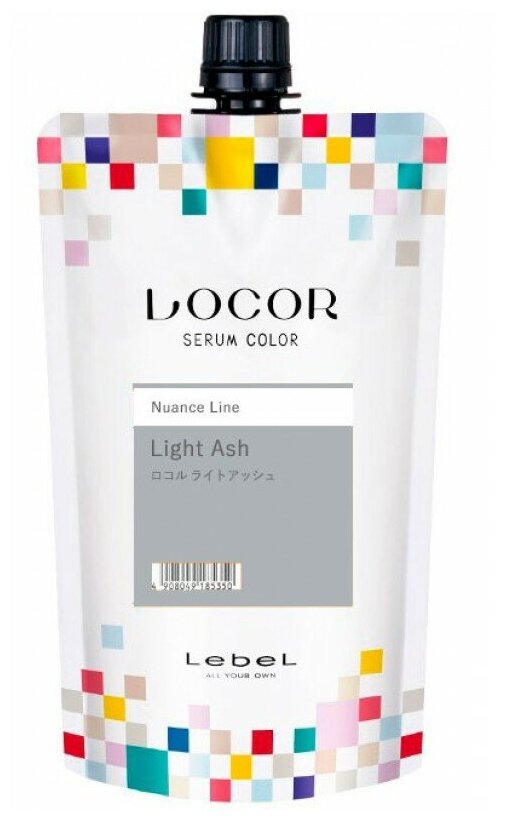 Lebel Cosmetics Краситель-Уход Locolor Light Ash Оттеночный, 300г