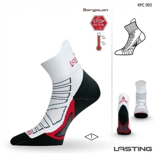 фото Носки lasting, размер 40, белый