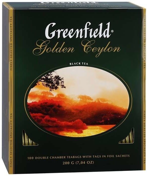 Чай черный Greenfield Golden Ceylon в пакетиках, 100 пак. - фотография № 7