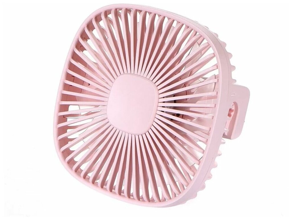 Автомобильный вентилятор на подголовник Baseus Natural Wind Magnetic Rear Seat Fan - Розовый (CXZR-04) - фотография № 3