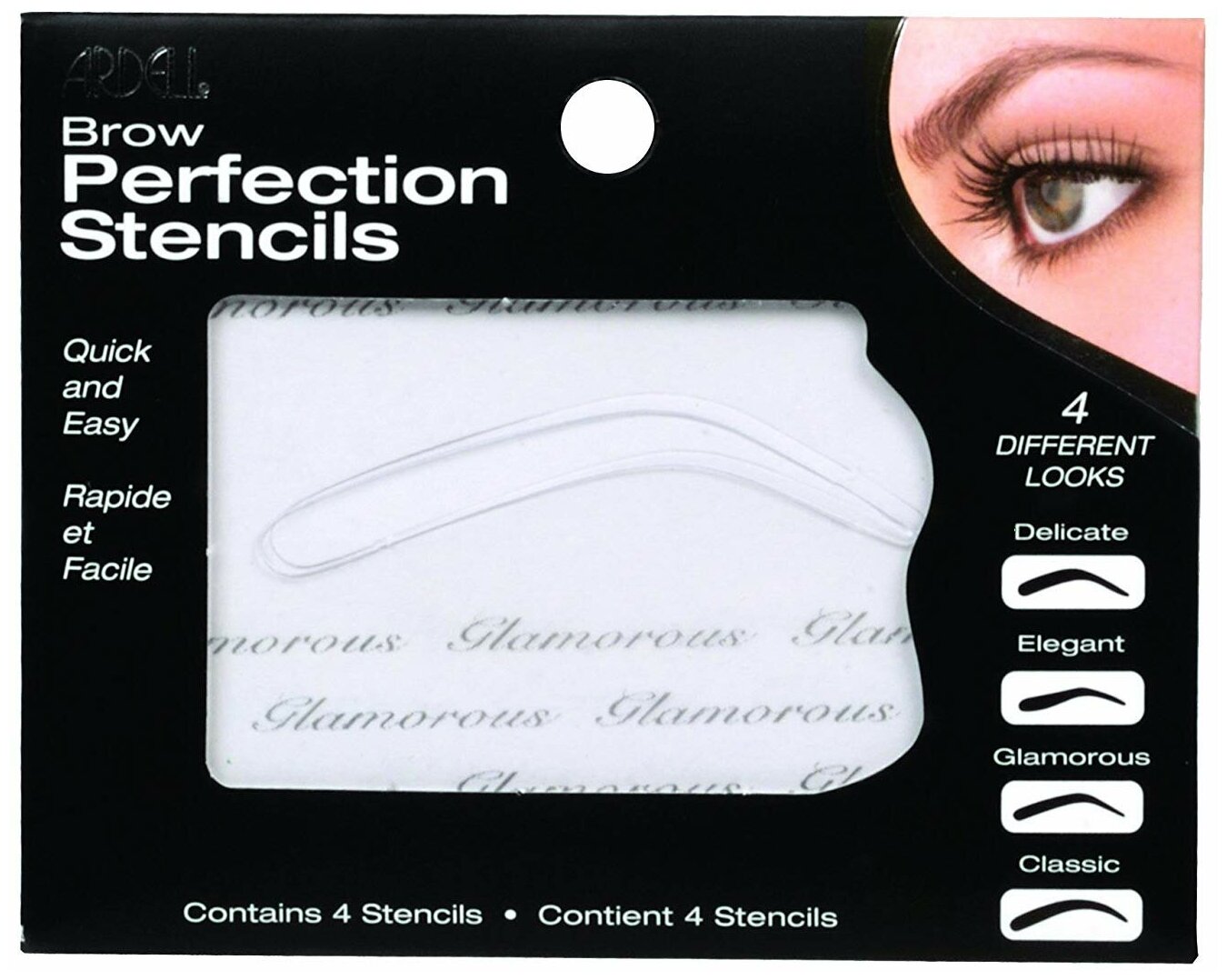 Ardell Трафареты для бровей Brow Perfection Stencils бесцветный