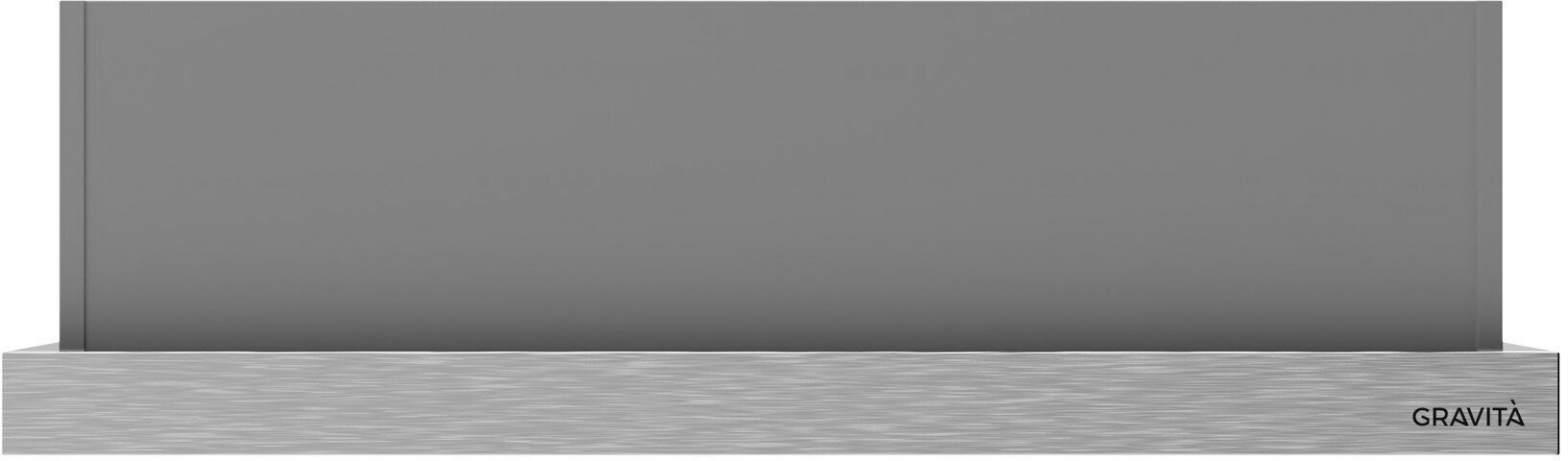 Вытяжка встраиваемая GRAVITA 630ix, 60 см, цвет нержавеющая сталь (угольные фильтры LC9 в комплекте) - фотография № 3