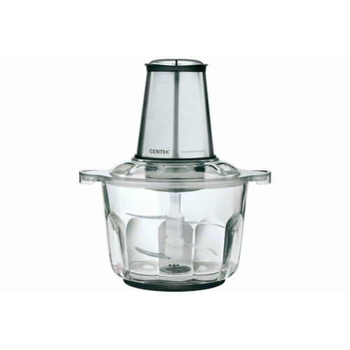 Чоппер Centek сталь 600 Вт 2 скорости стеклянная чаша 20 л разборные ножи 4 лезвия CT-1395 597400₽