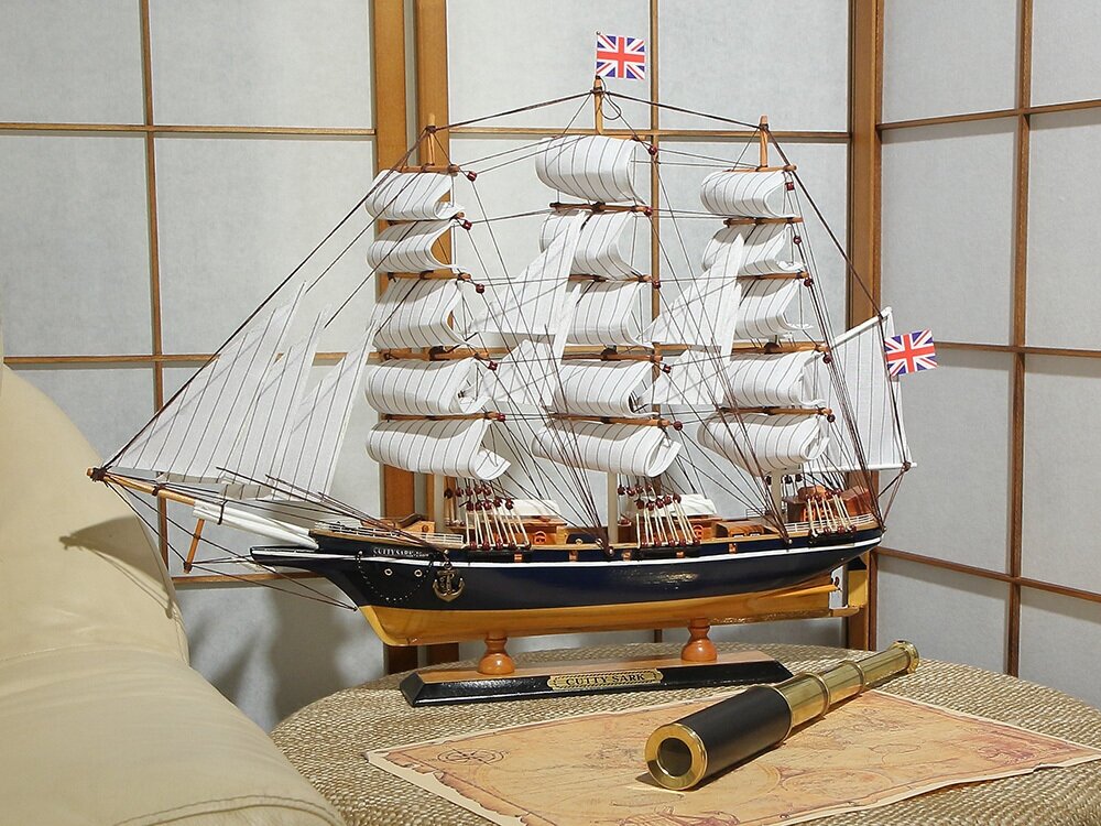 Модель парусника 'Cutty Sark'