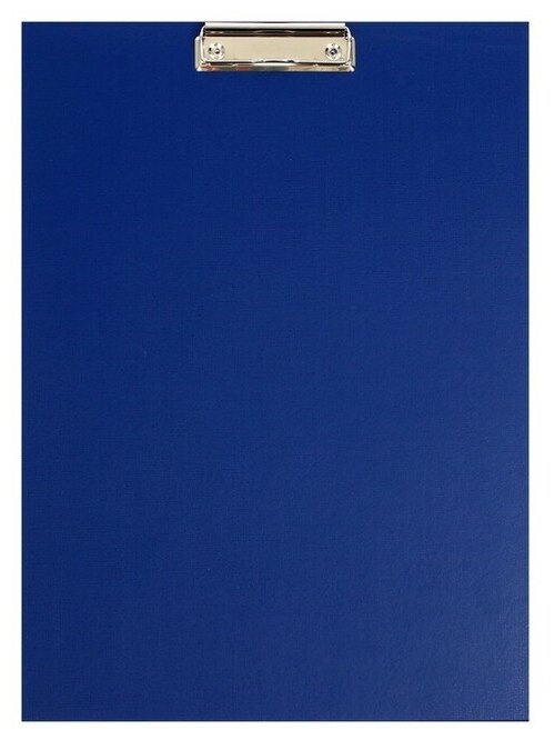 Канцбург Планшет с зажимом А3, 420*300 мм, бумвинил, синий (клипборд)