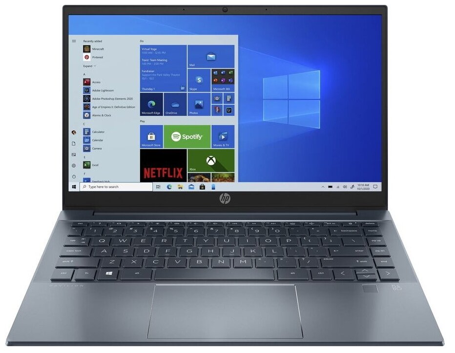 Ноутбук HP Pavilion 14-ec0030ur AMD Ryzen 5 5500U 21 GHz - 40 GHz 8192 Mb 14 Full HD 1920x1080 512 Gb SSD DVD нет nVidia GeForce MX450 2048 Mb Windows 10 Home синий 4E1V4EA