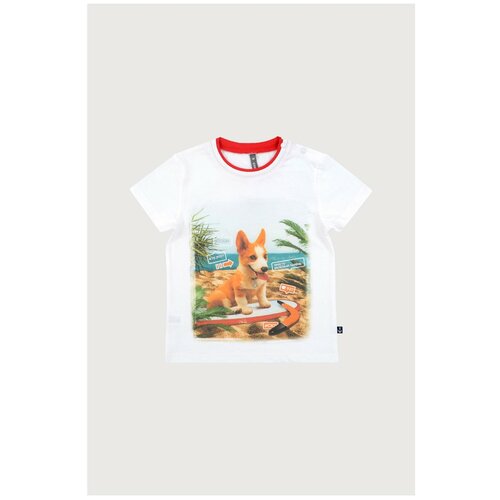 фото Футболка crockid, размер 68, сахар