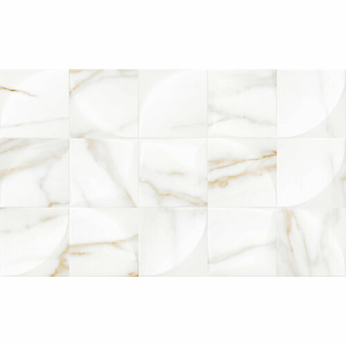 Плитка настенная Marmaris white белый 02 30х50 Gracia Ceramica плитка для стен шахтинская плитка 10100001395 marmaris мэрмэрис white wall 02 30х50