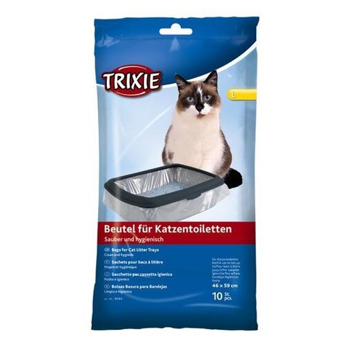 Трикси 4044 пакеты уборочные для кошачьих туалетов L; 46 х 59 см 10 шт