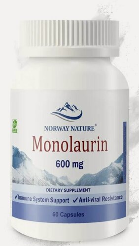Изображение товара Norway Nature Monolaurin 600 мг (Монолаурин) 60 капсул (Norway Nature)