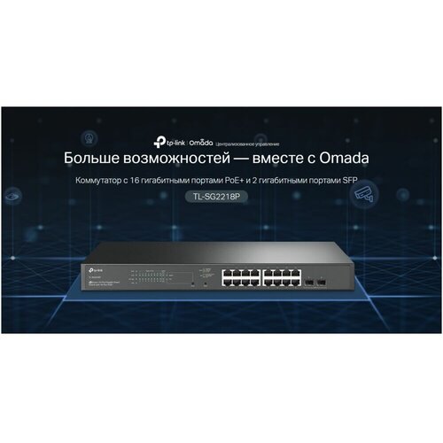 Коммутатор TP-Link TL-SG2218P