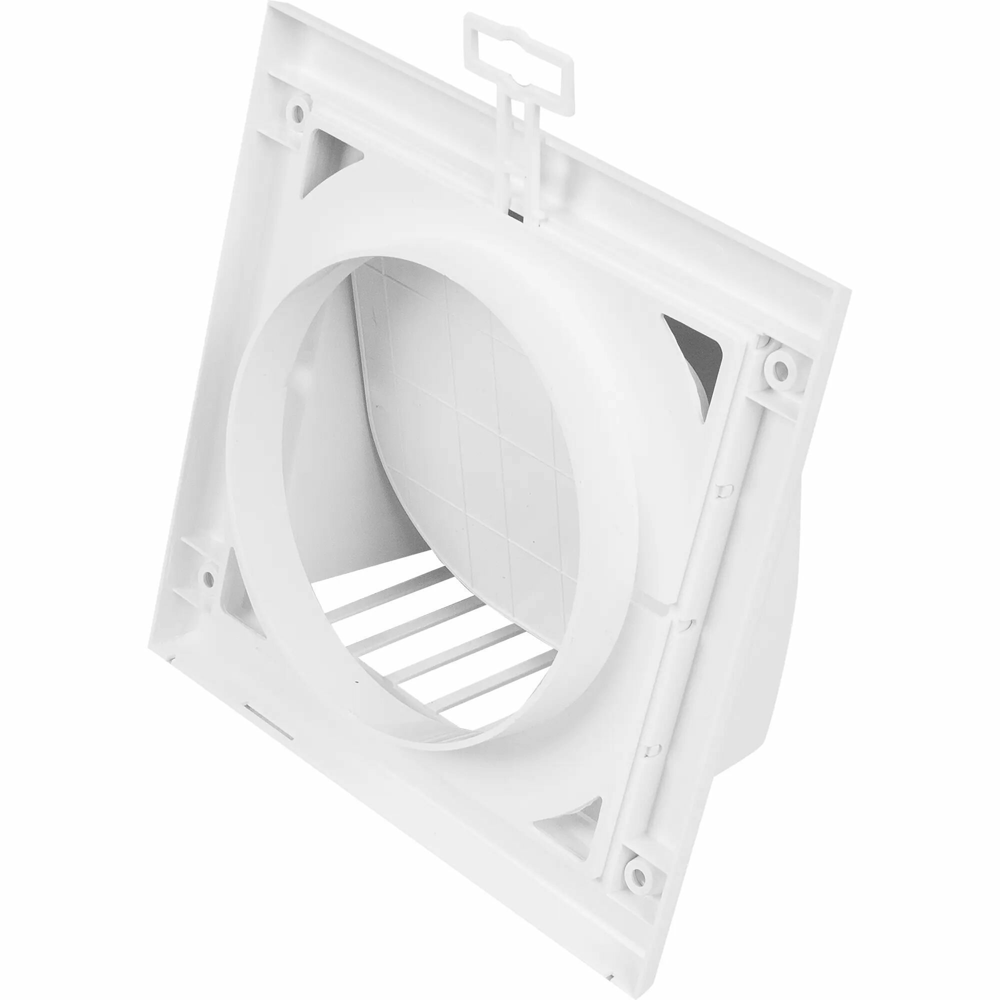 Решётка вентиляционная Awenta D125 105x190 мм ABS-пластик цвет белый