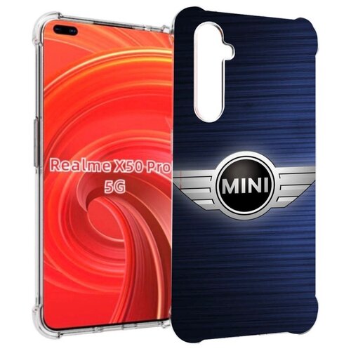 Чехол MyPads мини-mini-2 (2) мужской для Realme X50 Pro задняя-панель-накладка-бампер чехол mypads мини mini 2 2 мужской для realme x50 pro задняя панель накладка бампер