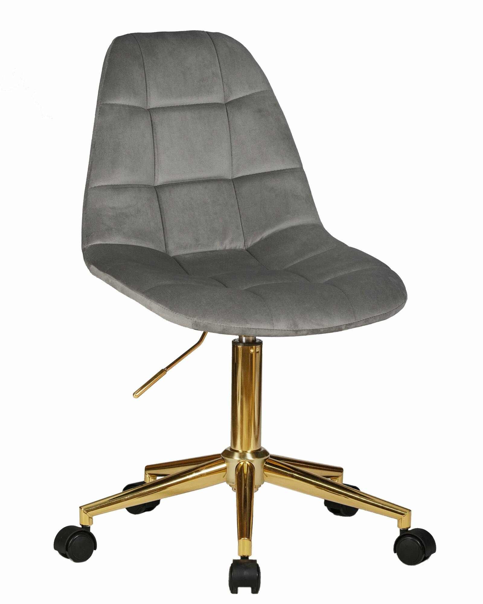 Офисное кресло для персонала Лого-М DOBRIN DIANA серый велюр (MJ9-75)