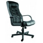 Кресло для руководителя радом Atlant BX, обивка: искусственная кожа, цвет: экокожа eco-30 (черный) - изображение