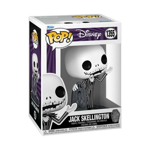 Фигурка Funko POP! Disney TNBC 30th Jack Skellington w/Gravestone (1355) 72312 funko pop санта джек скеллингтон 72 дисней