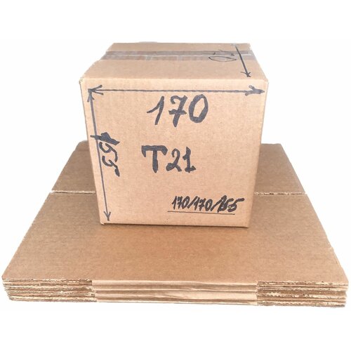 Коробки для хранения, Коробки картонные Т-21, 170*170*155 5 шт,
