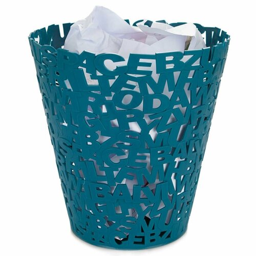 Корзина для бумаг Letters Черный 1290₽