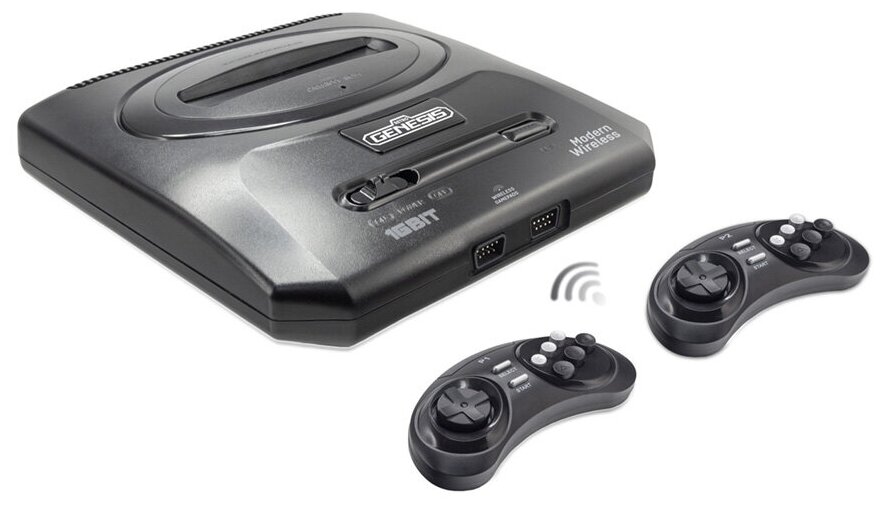 SEGA Retro Genesis Modern Wireless + 170 игр + 2 беспроводных джойстика 2.4ГГц (модель: ZD-02A, Серия: ZD-00)